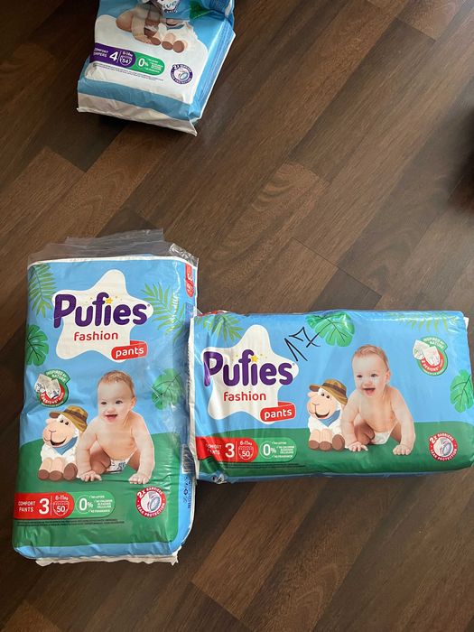 Pufies Fashion Pants Памперс гащички 3, 6-11 кг х50 броя