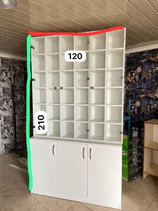 Продам полки для магазина, ресепшн или касса