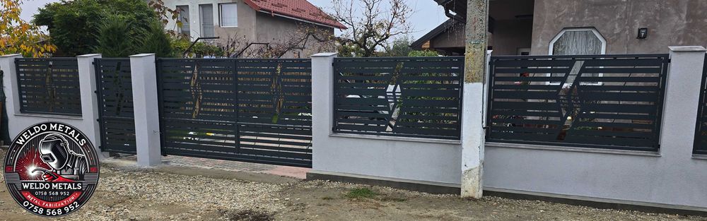 Gard tabla decupata/Porti metalice/Imprejmuire/Porti tabla decupata