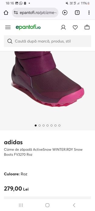 Cizme zapada Adidas ca noi