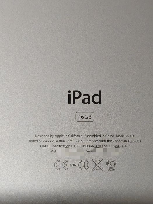 iPad 3 (A1430) 16GB Cellular