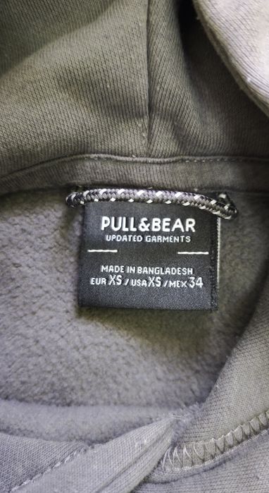 Hanorac Gri Pull&Bear Barbati Marimea XS