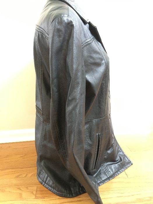 Дамско яке-сако естествена кожа