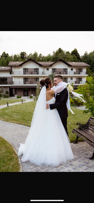 Rochie de mireasa tip A in stare impecabilă