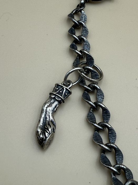 Lant ceas de buzunar din argint