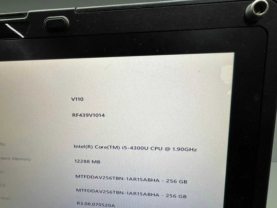 Laptop SH GETAC Fully Rugged i5-4300U 2 SSD 256gb 12gb RAM Touch/Tab