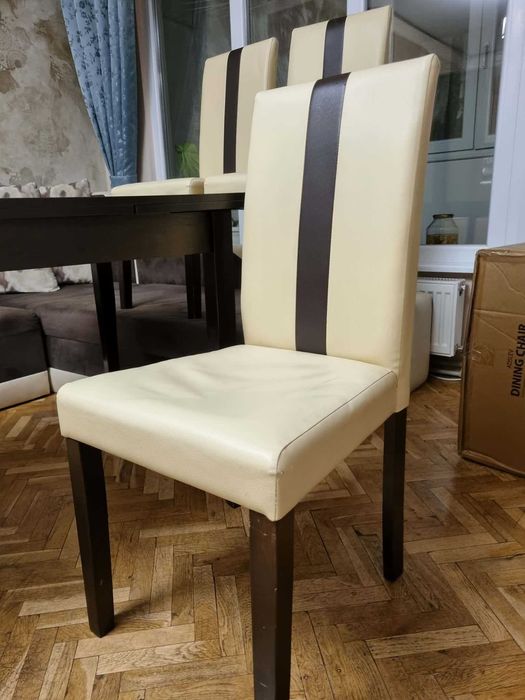 Трапезна маса Дони 80/120 см. с 4 стола