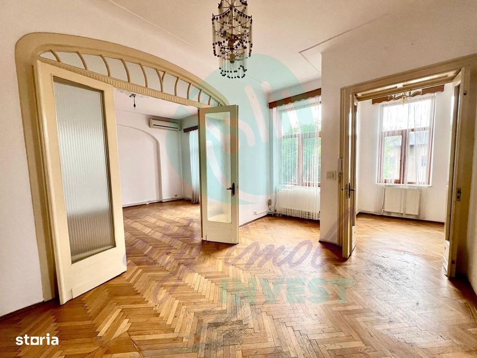 4 camere in Vila interbelica 106mp-Centrala proprie- Calea Calarasilor