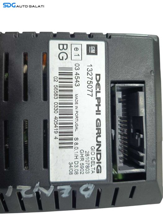 Unitate Radio CD Player Blaupunkt cu Display CD30 Opel Astra H 2004 - 2010 Cod 453116246 13190856 13275077 [L6669]