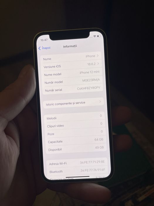 Iphone 12 mini verde deschis