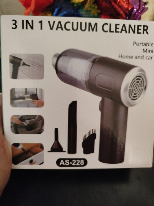 Mini aspirator portabil 3in 1