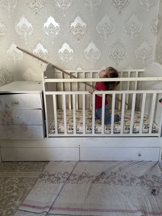Детский кровать 2в1