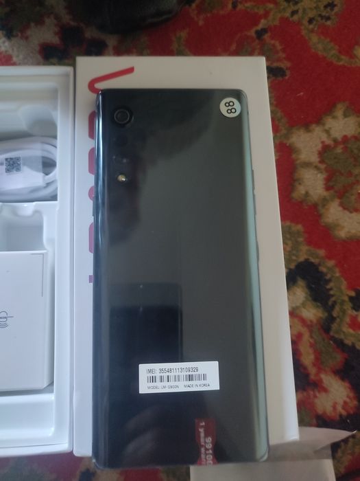 LG  телефон   5G  рассиядан  олиб   келинган  яанги  каропка  дакумт