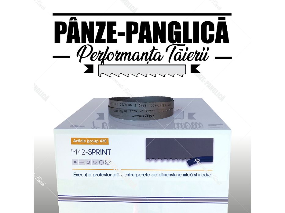 Panza 2480x27x6/10 fierastrau panglica banzic metal OPTIMUM 285 DG