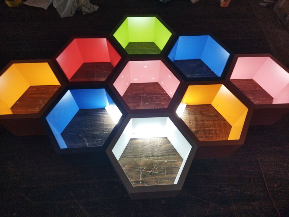 #Шестоъгълник#Етажерка "Пчелна пита" #Декорация#Полица#Етажерка#