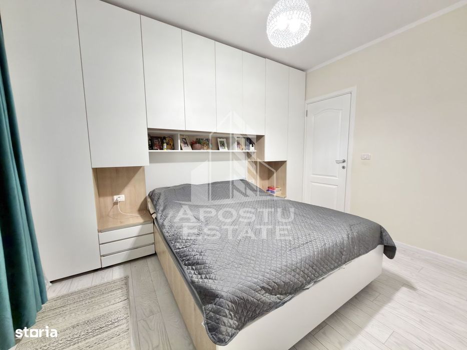 Apartament cu 3 camere mobilat si utilat la etaj intermediar in Giroc.