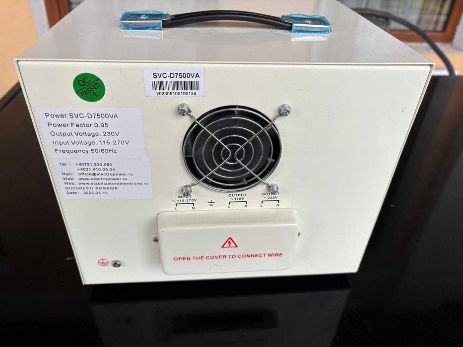 Stabilizator Tensiune Electropower SVC-D7500VA (MONOFAZAT)