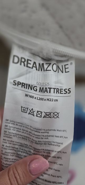 Двулицев матрак DreamZone Gold S25 160х200х22