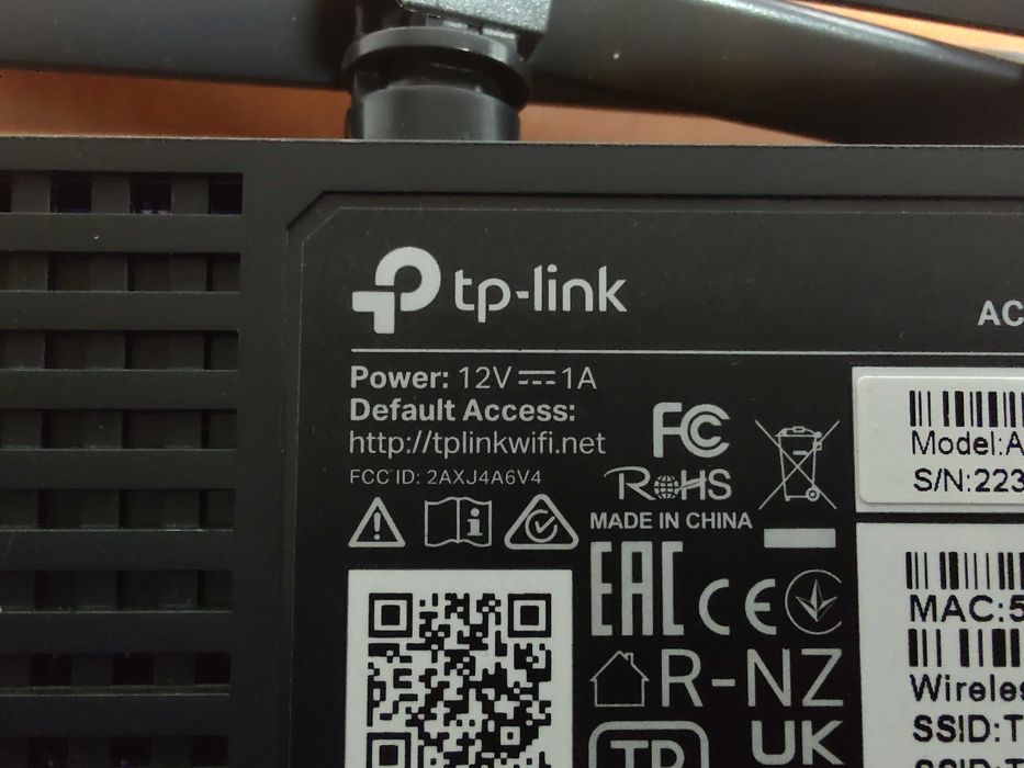 Router Wireless TP-Link Archer C6 Gigabit Dual Band 1200 Mbps