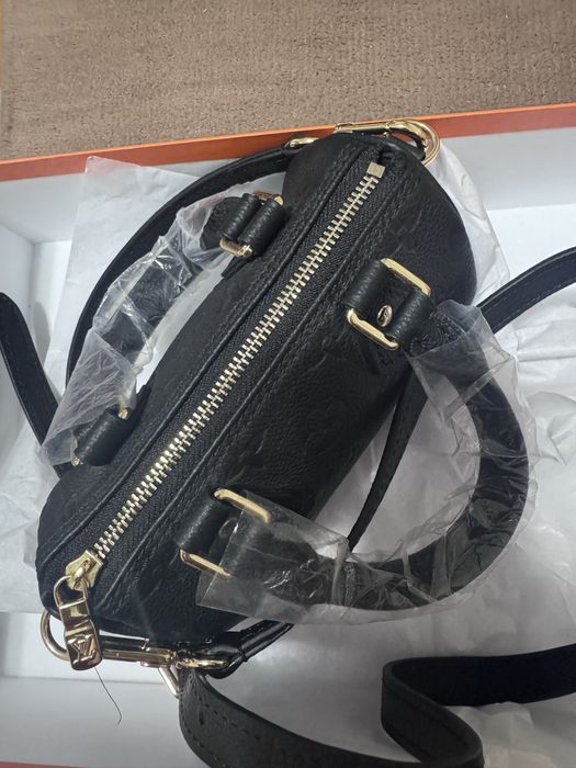 Geanta LV Nano Speedy 16cm  piele naturala