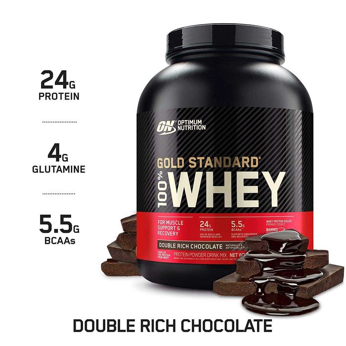 Протеин, 2.3кг, Optimum Nutrition, Whey Gold