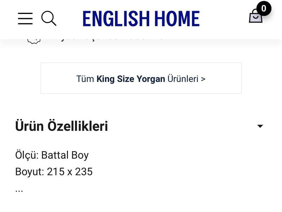 Одеяло Турция English Home 215×235 см
