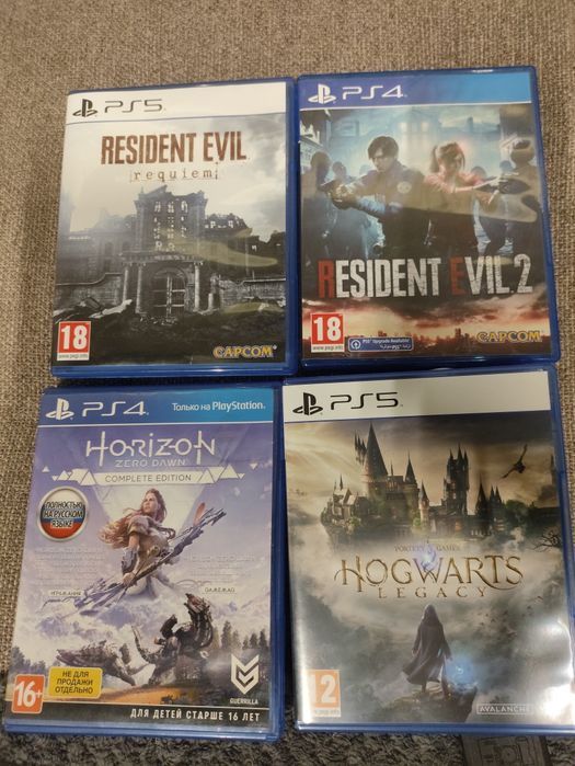 Resident evil requiem, Resident evil 2 remake, Hogwarts
