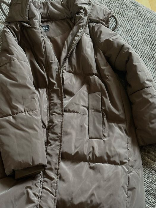 Теплый пуховик Zara