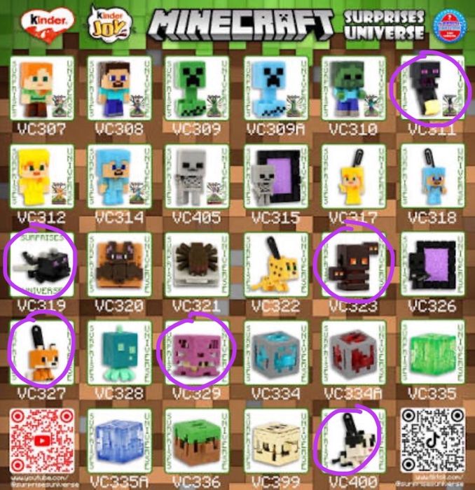 Фигурки маинкрафт