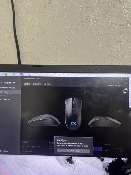 Игровая мышь hyperx pulsefire core