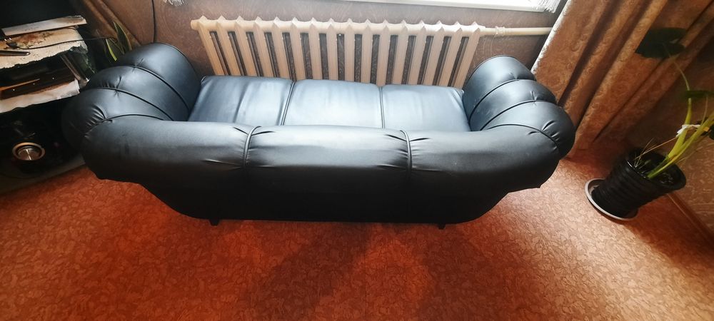 Кожаный диван престиж