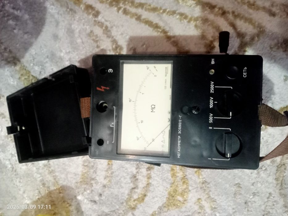 Новый мегаомметр