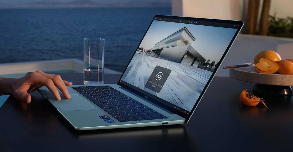 Лаптоп Huawei Matebook 14s Spruce Green, touch screen