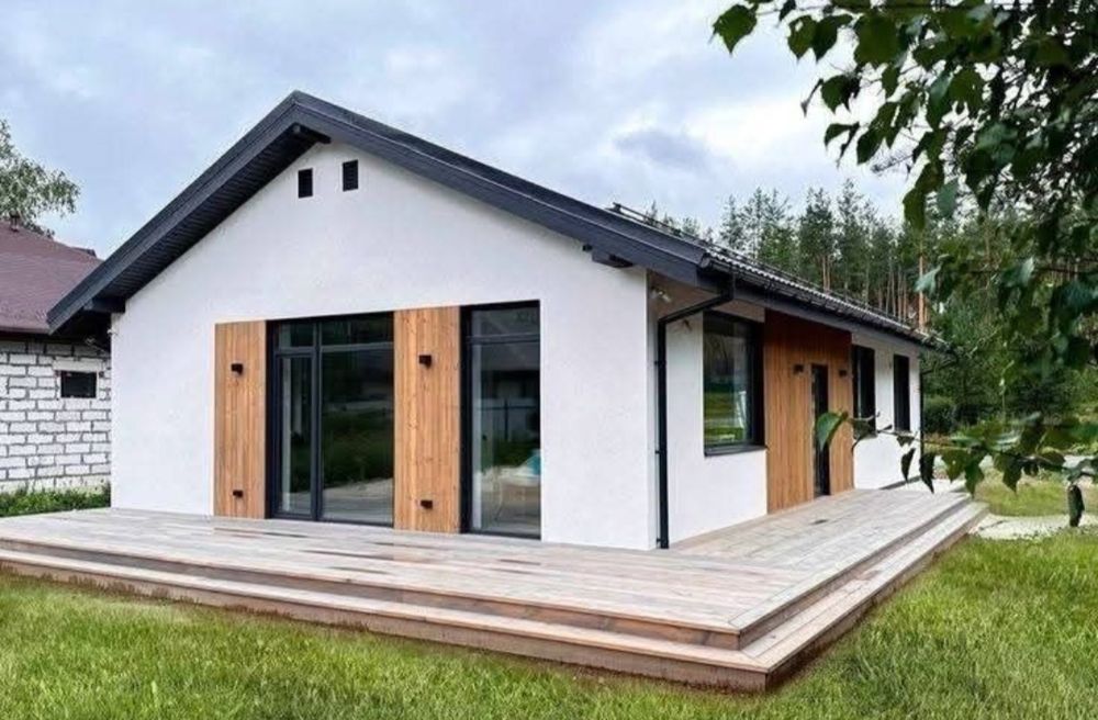 Case modulare pe structura metalica