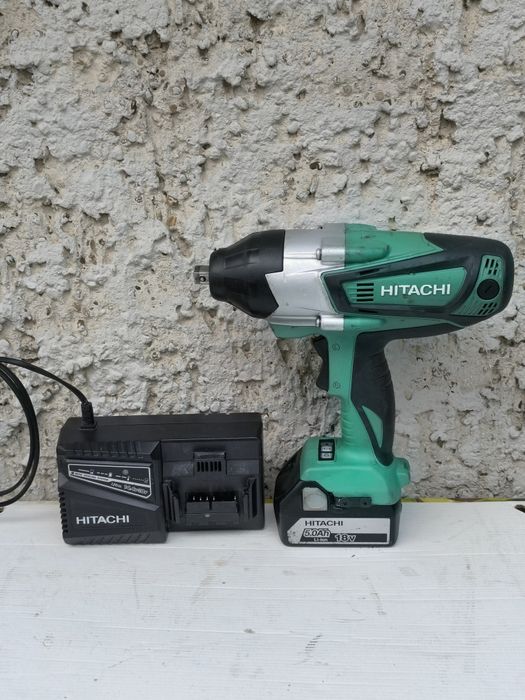 Гайковерт ударен акумулаторен Hitachi WR18DSHL 480 Nm SOLO