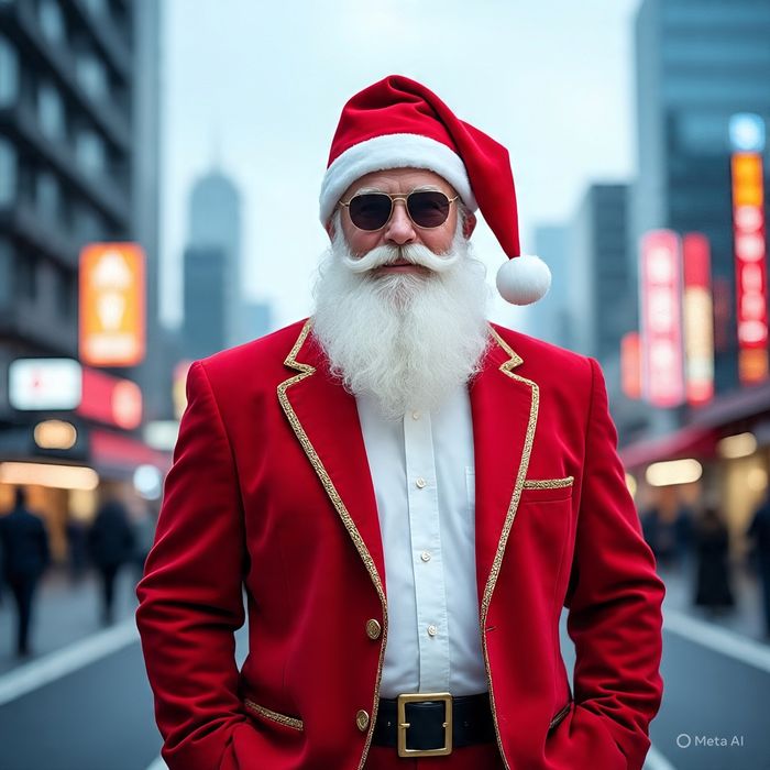 Дед мороз VIP Современный стильный Модный.