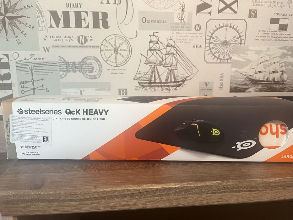 Игровой коврик steelseries qck heavy
