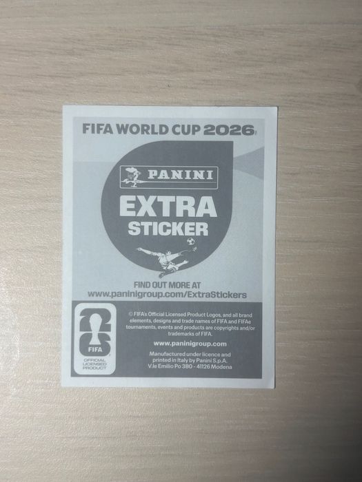 Extra Sticker Panini FIFA Club World Cup 2026