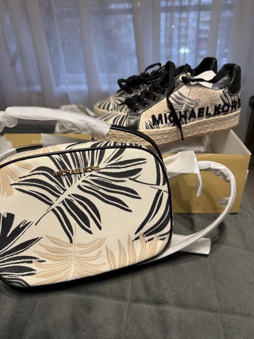 Сет чанта и еспадрили Michael akors,чисто нови