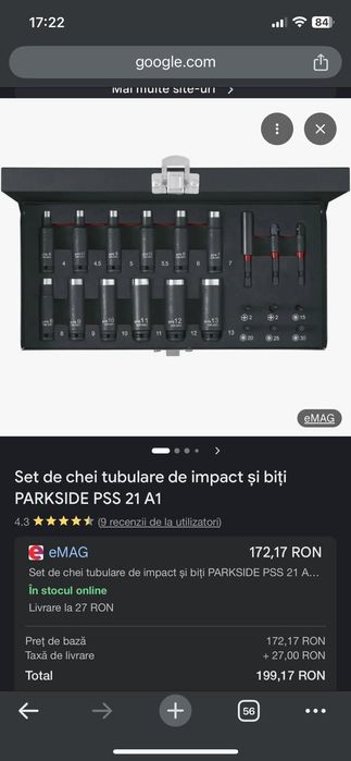 Set de chei tubulare