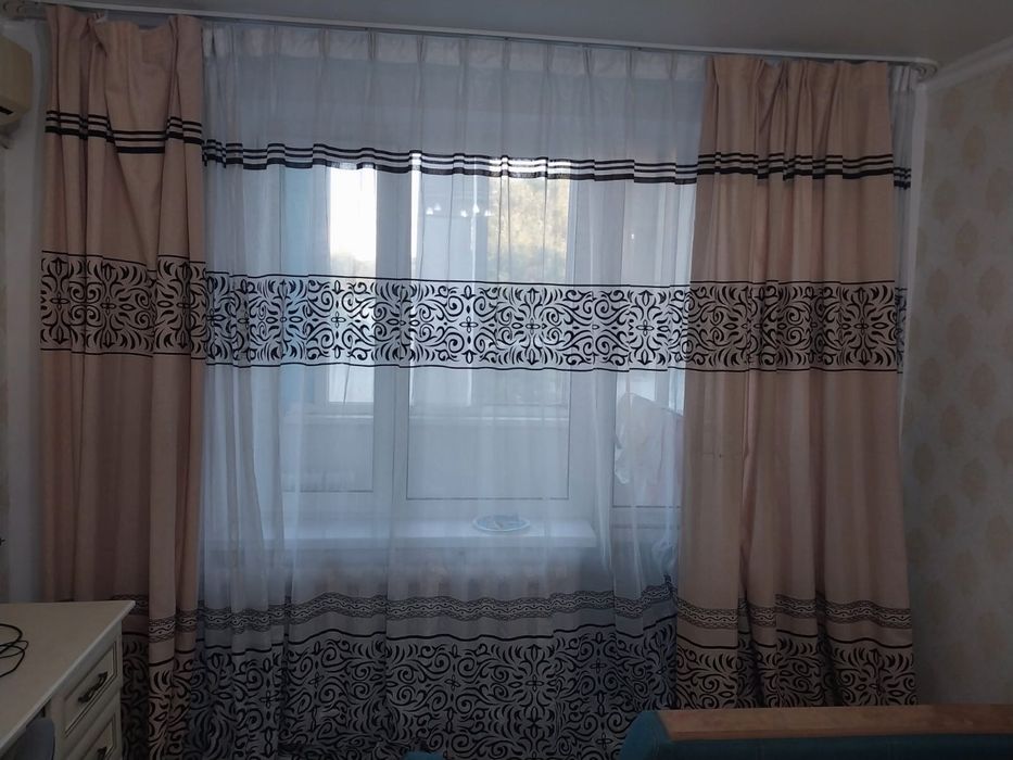 Продам занавески с тюлью.
