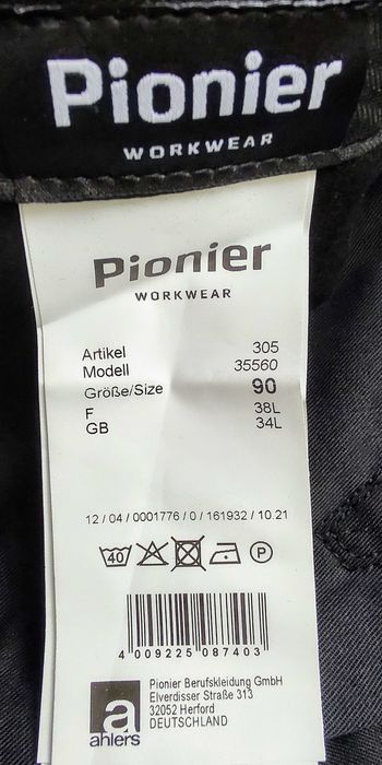 Pantaloni tehnici muncă tâmplari, Pionier Workwear, S