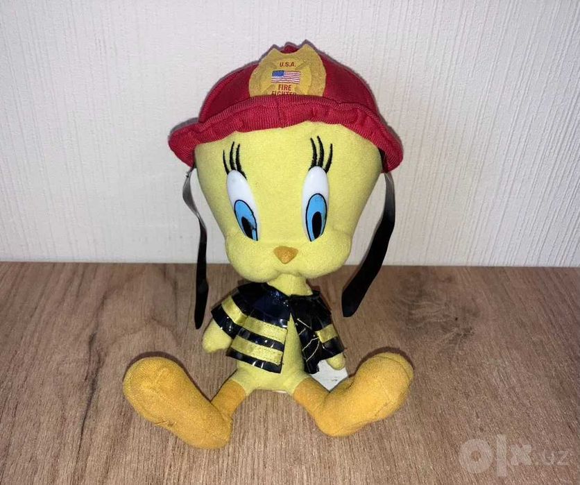 Мягкая игрушка Твити Пожарный Tweety Looney Tunes