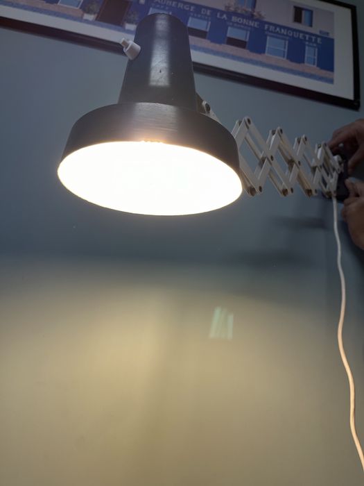 Стенна ножична лампа / ANVIA / 60-те