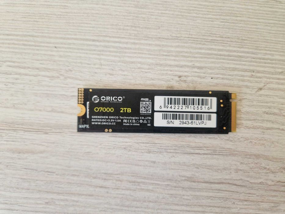 ORICO NVMe 2TB Высокоскоростной SSD-накопитель + Гарантия