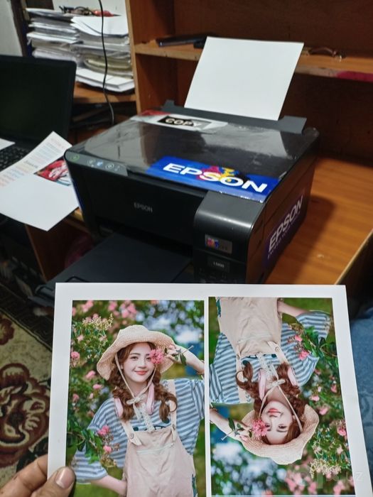 EPSON  3100 COPYA SKANERli rangli HD FOTO PRINTER dyuzi 100%  idialni