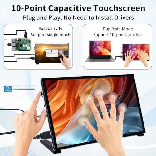 GeeekPi 10.1" IPS Touch монитор за Raspberry Pi