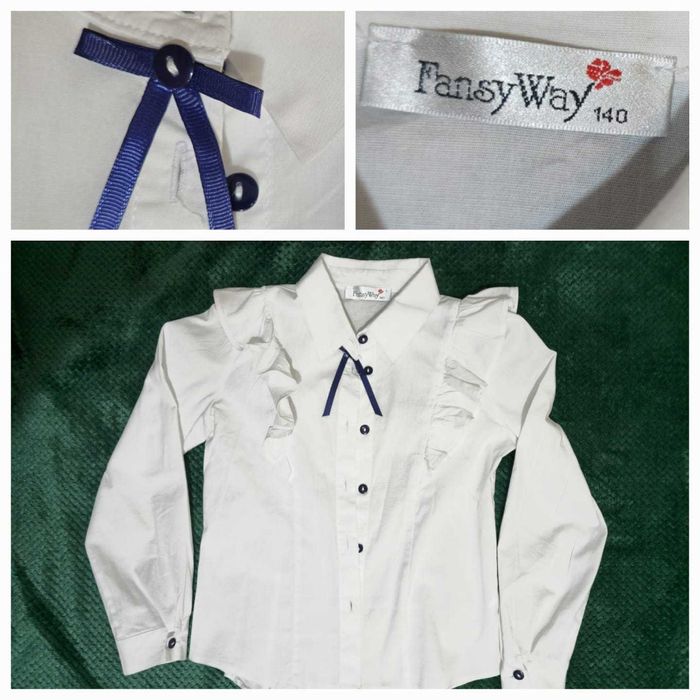 Школьная рубашка  на Девочку