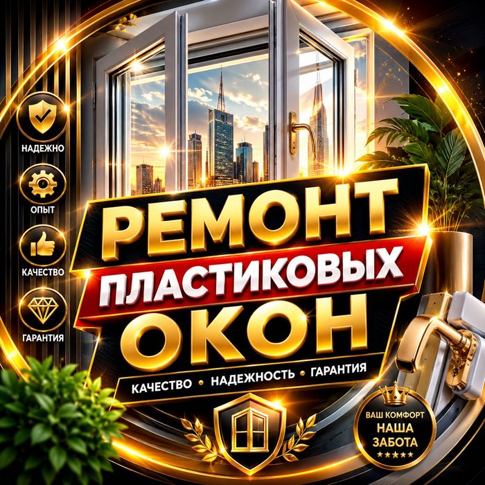 Ремонт пластиковых окон дверей витражей