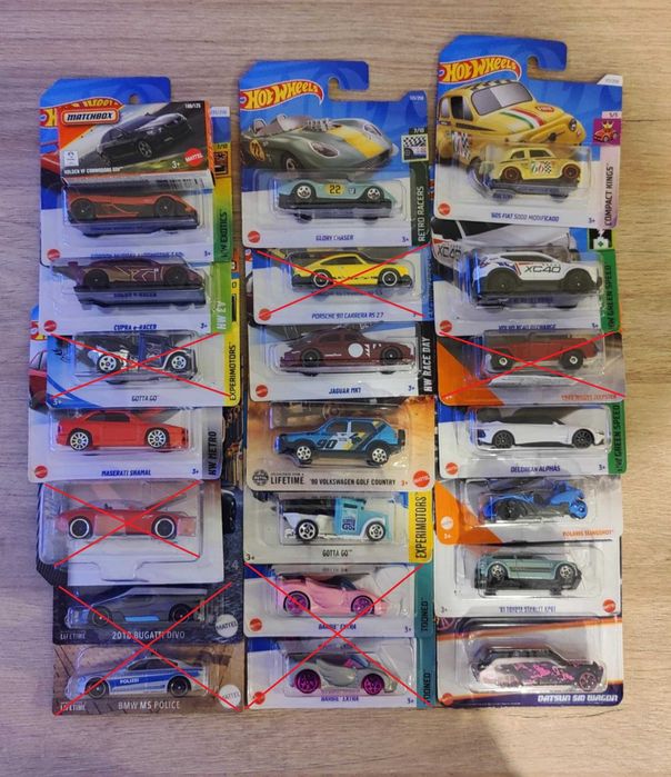Колички Hot wheels, Matchbox, Majorette и други